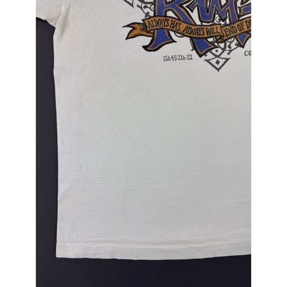 Rare Vintage 90s Y2K God Rulz Jesus Tee God Lord White XL Shirt Pray Heaven Tee - Picture 6 of 14